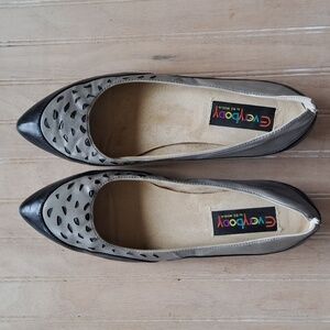 EVERYBODY By BZ MODA Blockcolor Vintage Inspired Leather Slip On Classy Flats